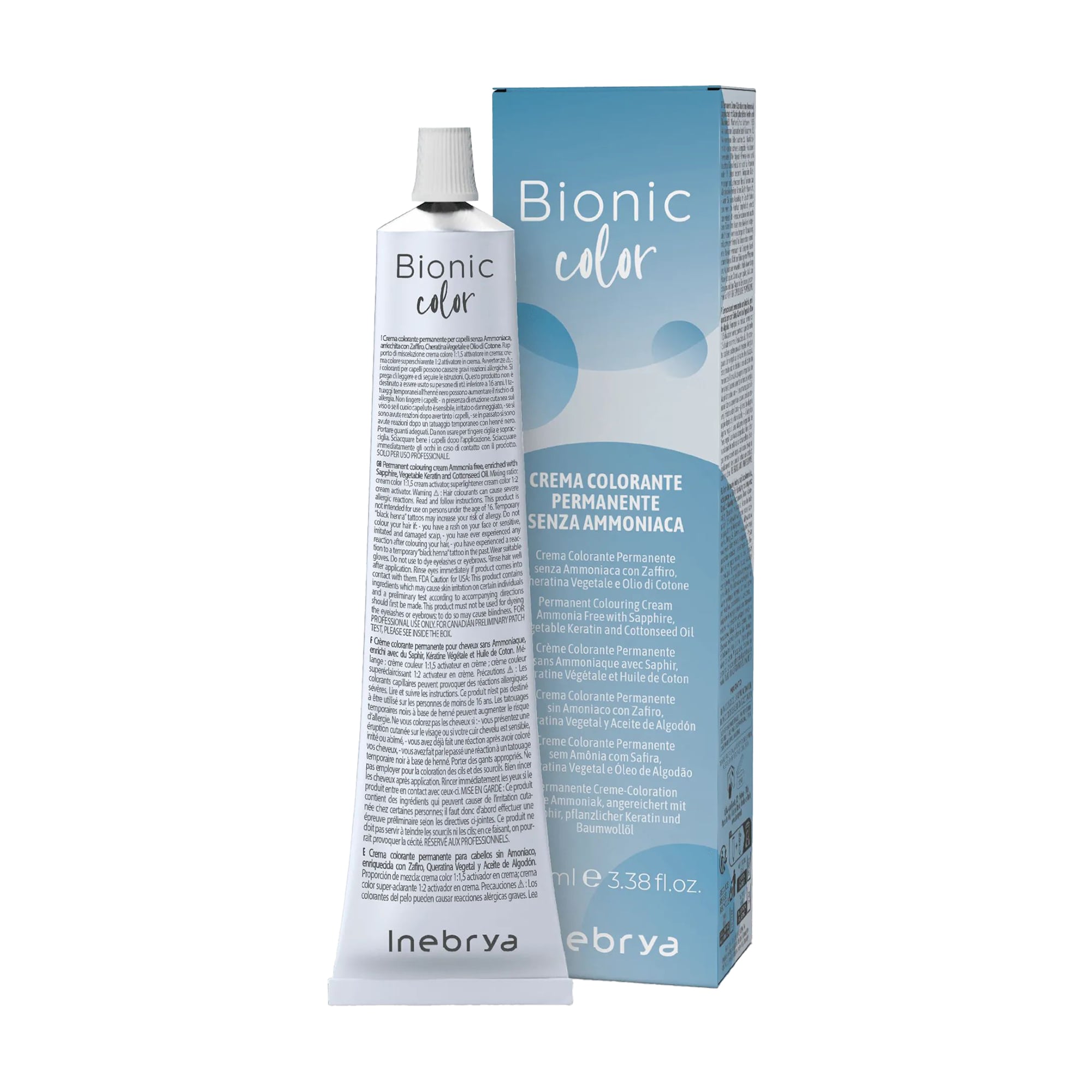 Напівперманентна крем-фарба для волосся Inebrya Bionic Color 11/0 Superlight Blonde Platinum, 100 мл